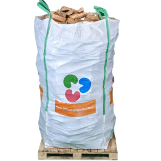 Haardhout los gestort in bigbag