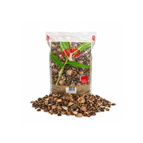 Bruine (gebroken) schelpen zak 13,5L