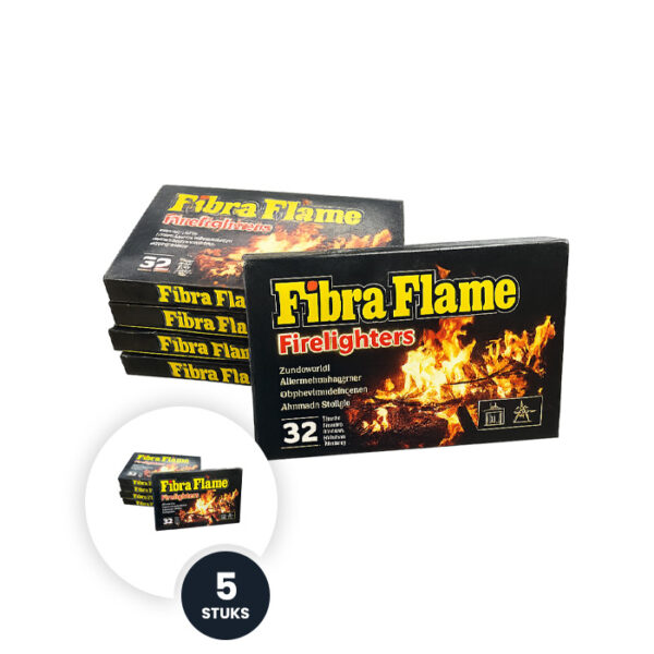 Fibra aanmaakblokjes 5-pack (5 x 32 stuks)