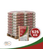 35 zakken Premium Selection houtpellets van 15 kg op pallet