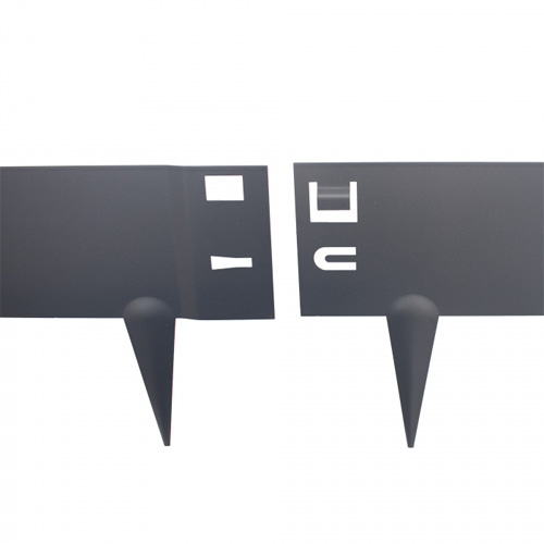 Antraciet borderrand 100 x 10 cm - detail Antraciet borderrand 100 x 10 cm - Afbeelding 3