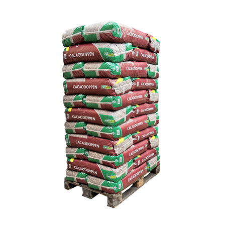 Cacaodoppen - 33 zakken 33 zakken - Culvita Cacaodoppen 70 liter zak - Afbeelding 1