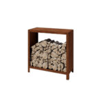 Cortenstaal houtopslag - INDIANA (100x100x40cm)