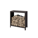 Gepoedercoat staal houtopslag - INDIANA (100x100x40cm) - RAL7016 Mat (Antraciet Grijs)