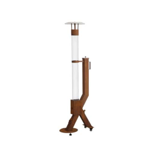 Pellet terrasverwarmer - Rocket - Corten