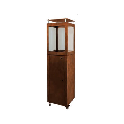 Pellet terrasverwarmer - Square - Corten