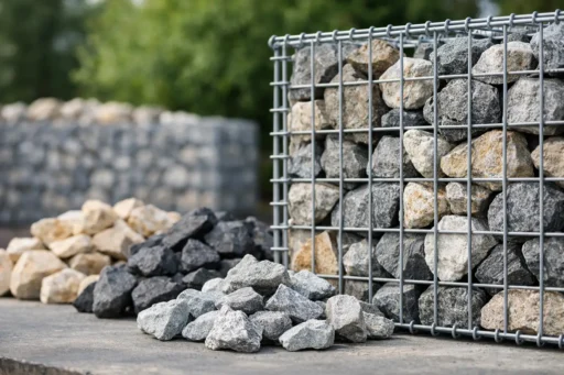 Breuksteen voor schanskorf kiezen