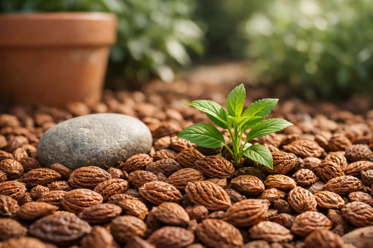 Perzikstenen bodembedekking voordelen