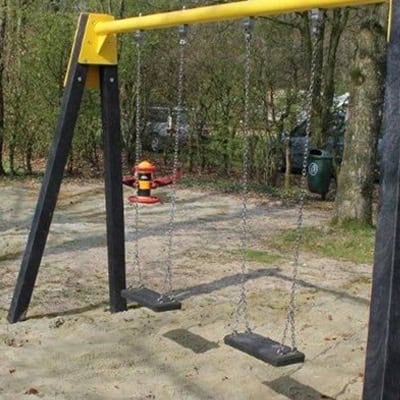Valzand voor speelplaatsen als veilige ondergrond bij speeltoestellen.