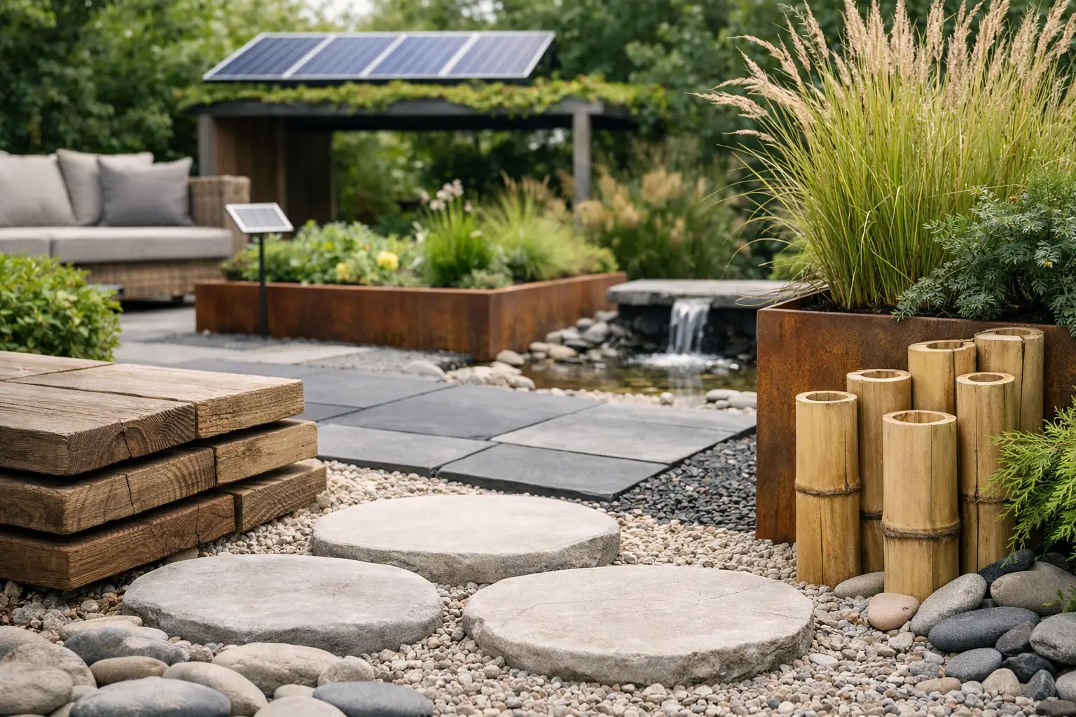 Duurzame tuinmaterialen trends 2026