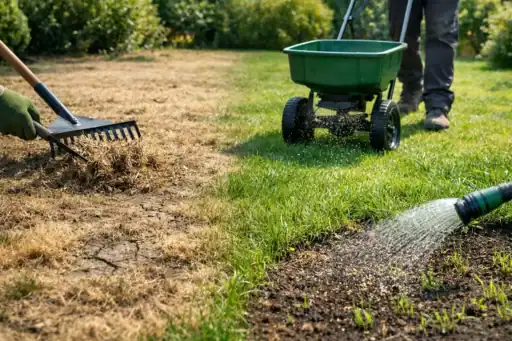 Gazonherstel na droge zomer aanpakken