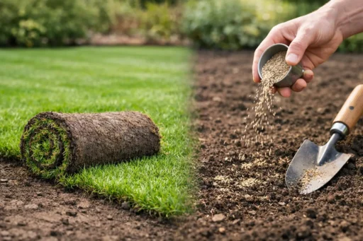 Graszoden of graszaad vergelijken in je tuin