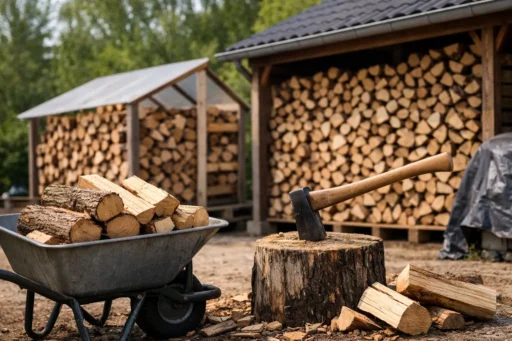 Haardhout drogen en opslaan: zo doe je dat