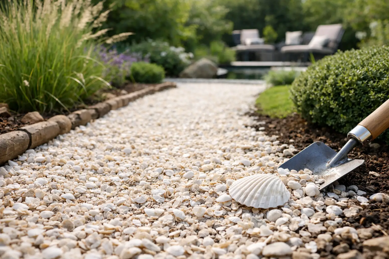 Schelpen voor tuinpad: slim of niet?