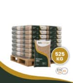 35 zakken Bio Energy houtpellets van 15 kg op pallet
