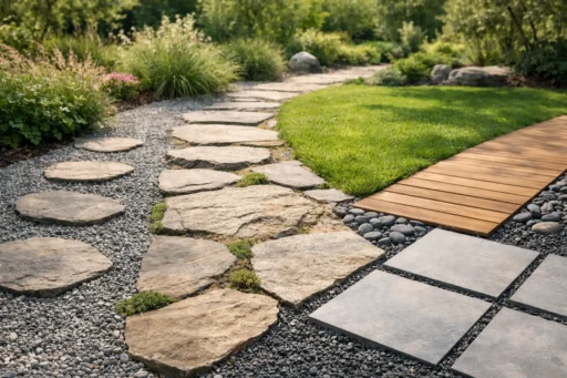 Beste materialen voor tuinpad kiezen