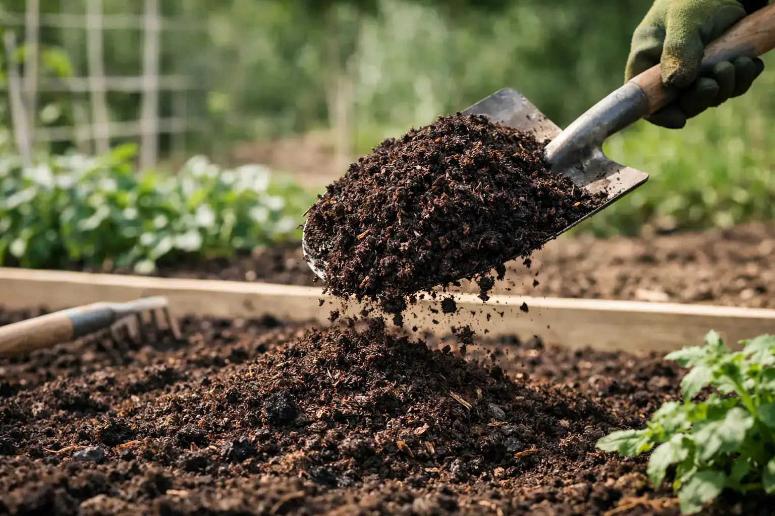 Hoeveel compost per vierkante meter?