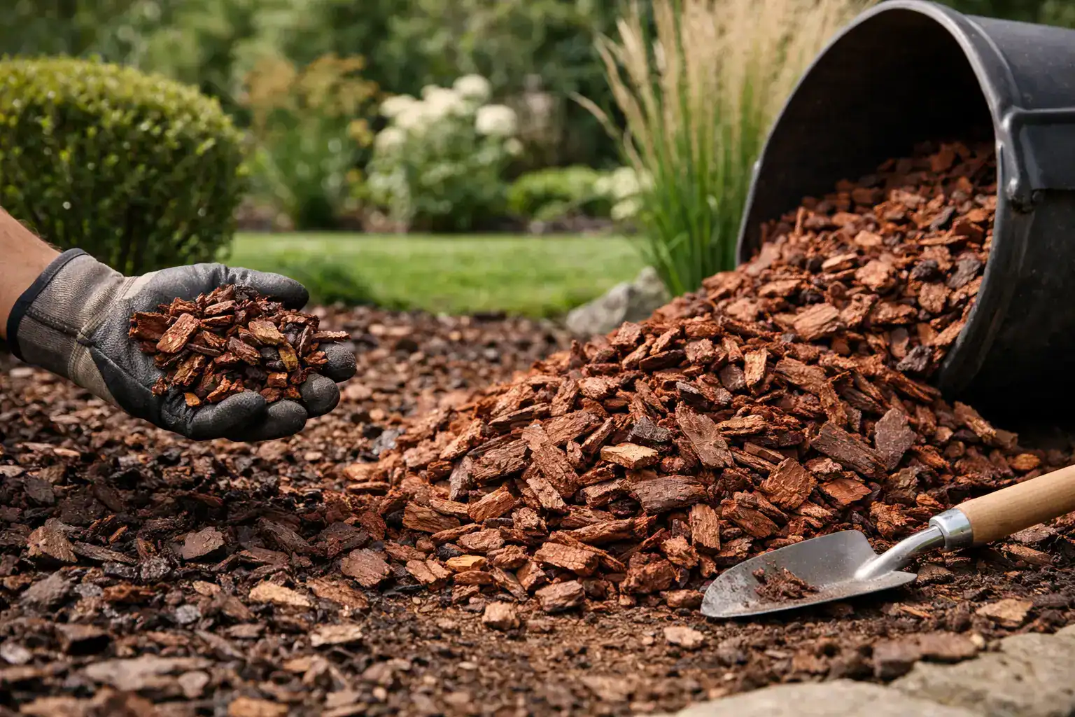 Wanneer boomschors vervangen in je tuin?