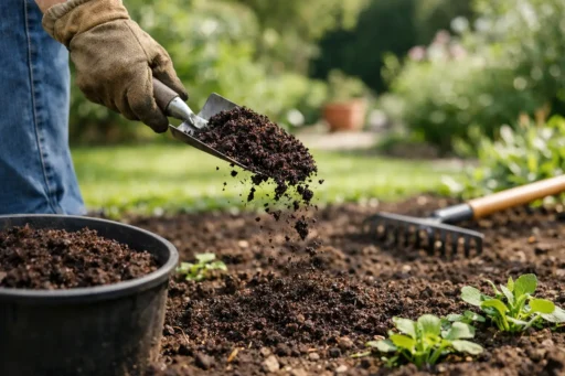 Wanneer compost uitstrooien in de tuin?