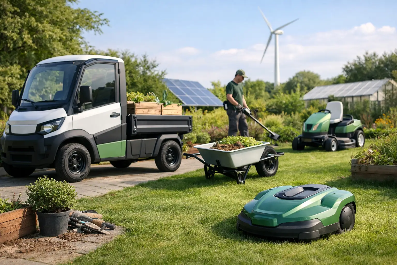 De toekomst van emissiearm tuintransport