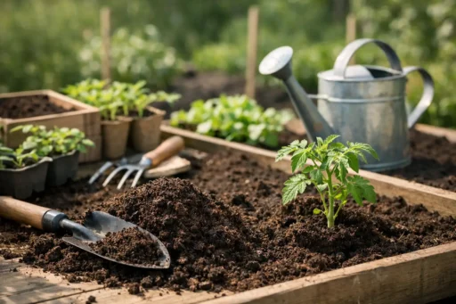 Teelaarde gebruiken voor een gezonde moestuin