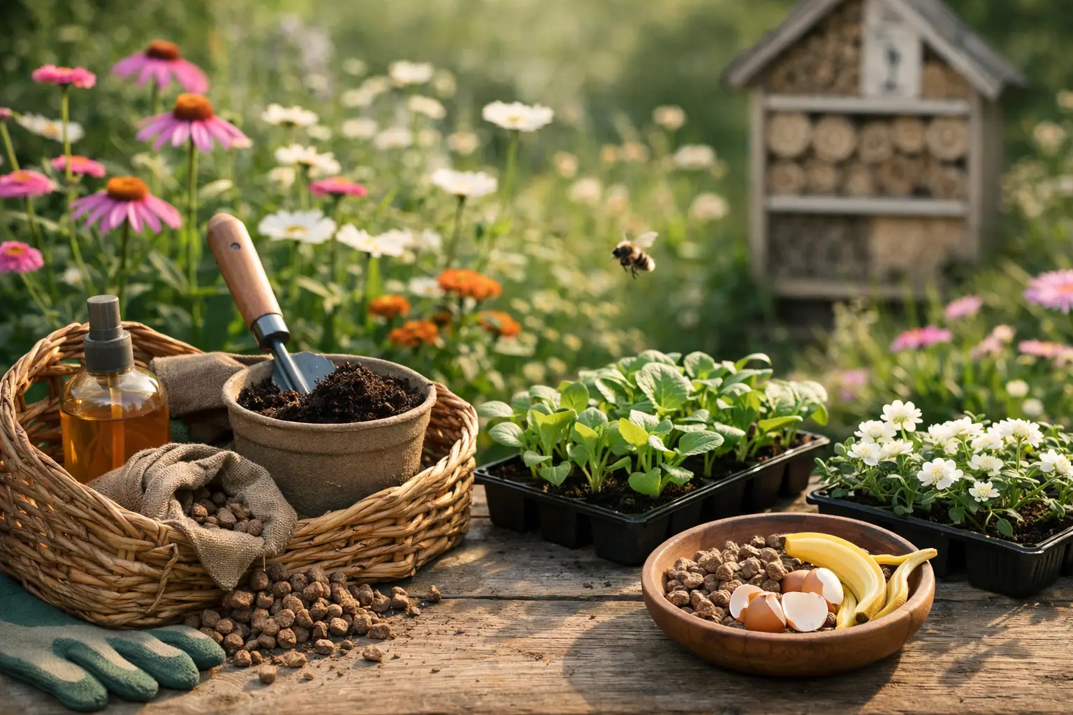 Trend biologische voeding voor de siertuin