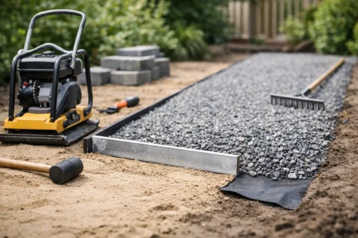 Grindpad aanleggen in 5 stappen voor een strak pad
