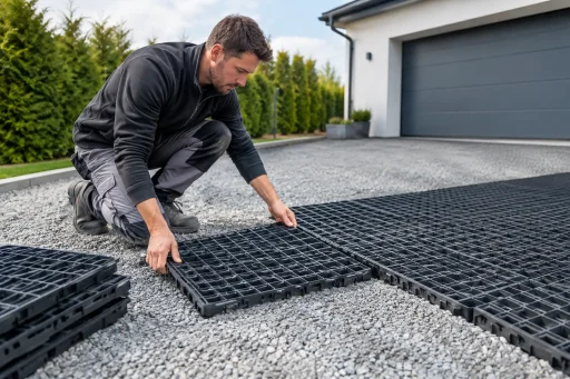 Handleiding grindmatten voor opritten leggen