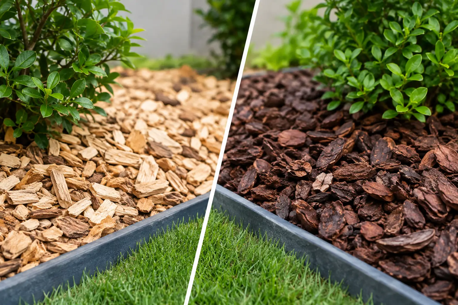 Houtsnippers versus cacaodoppen als border