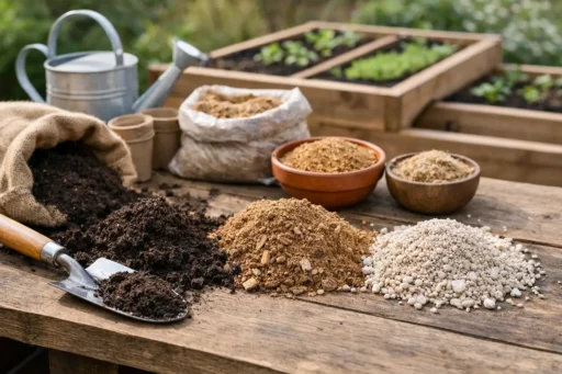 Moestuingrond samenstellen voor kweekbakken