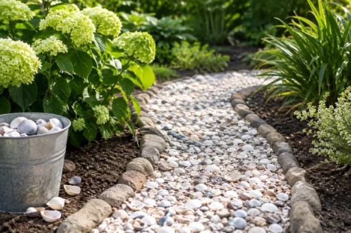 Schelpenpad zelf maken in de tuin in 7 stappen