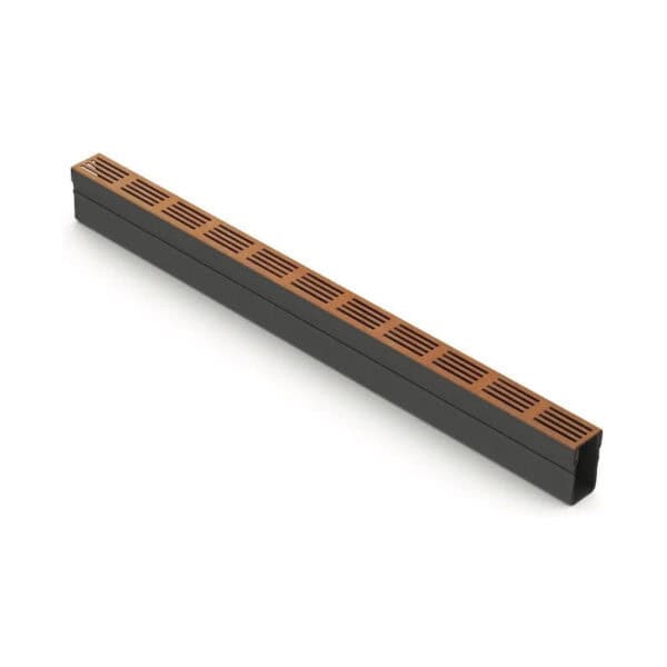 ACO SlimLine draingoot corten rooster 100cm