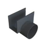 ACO SlimLine zijuitloop Ø 80 mm