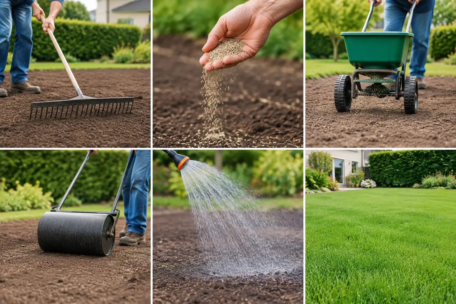 Graszaad gelijkmatig inzaaien in 6 stappen