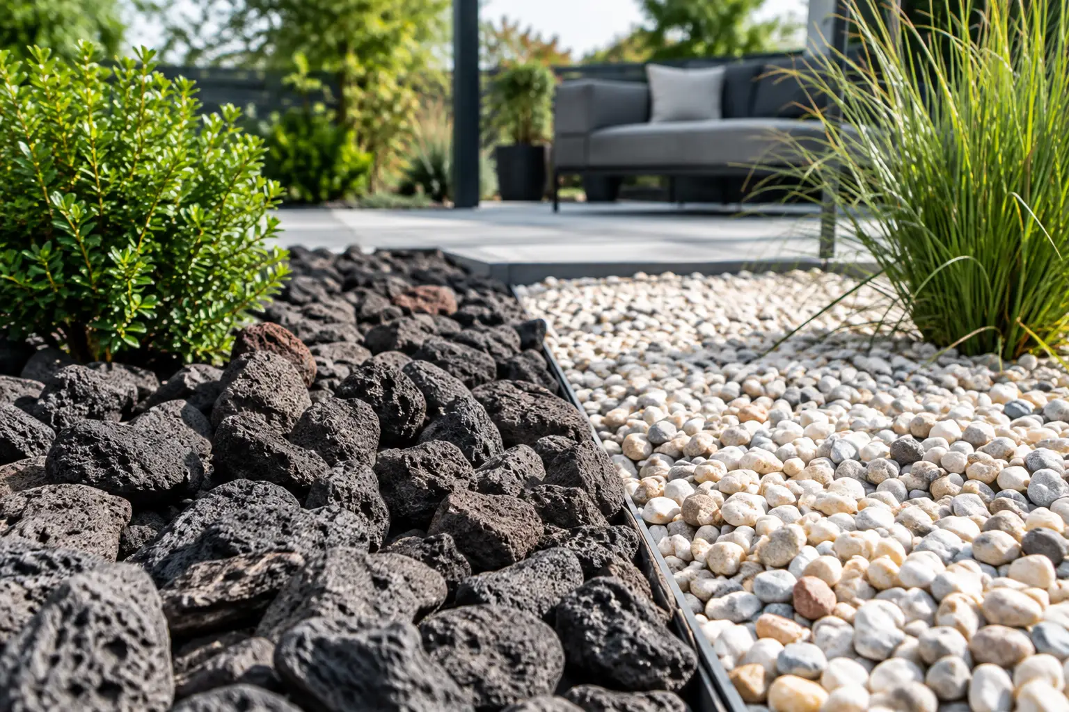 Lavasteen of siergrind: wat past bij jouw tuin?