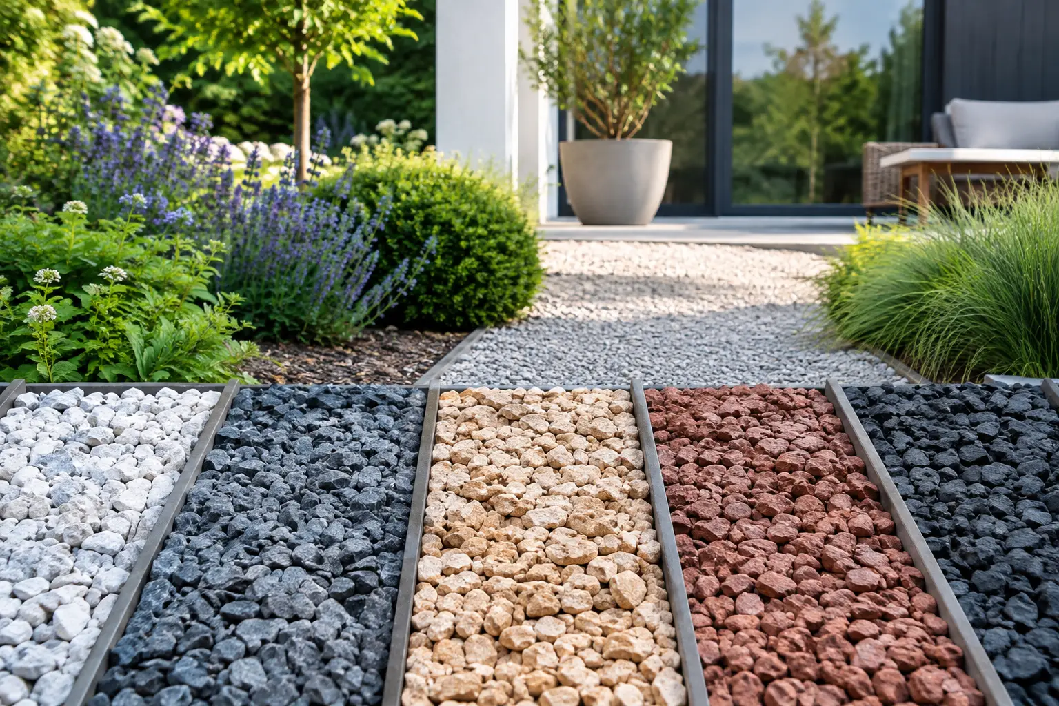 Split of siergrind kiezen: wat past bij je tuin?